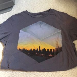American eagle NYC skyline shirt